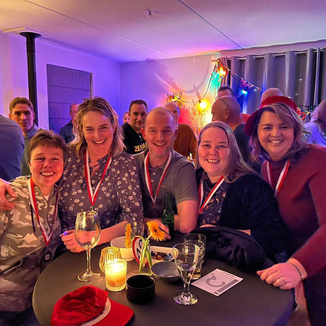 Deelnemers aan een pubquiz
