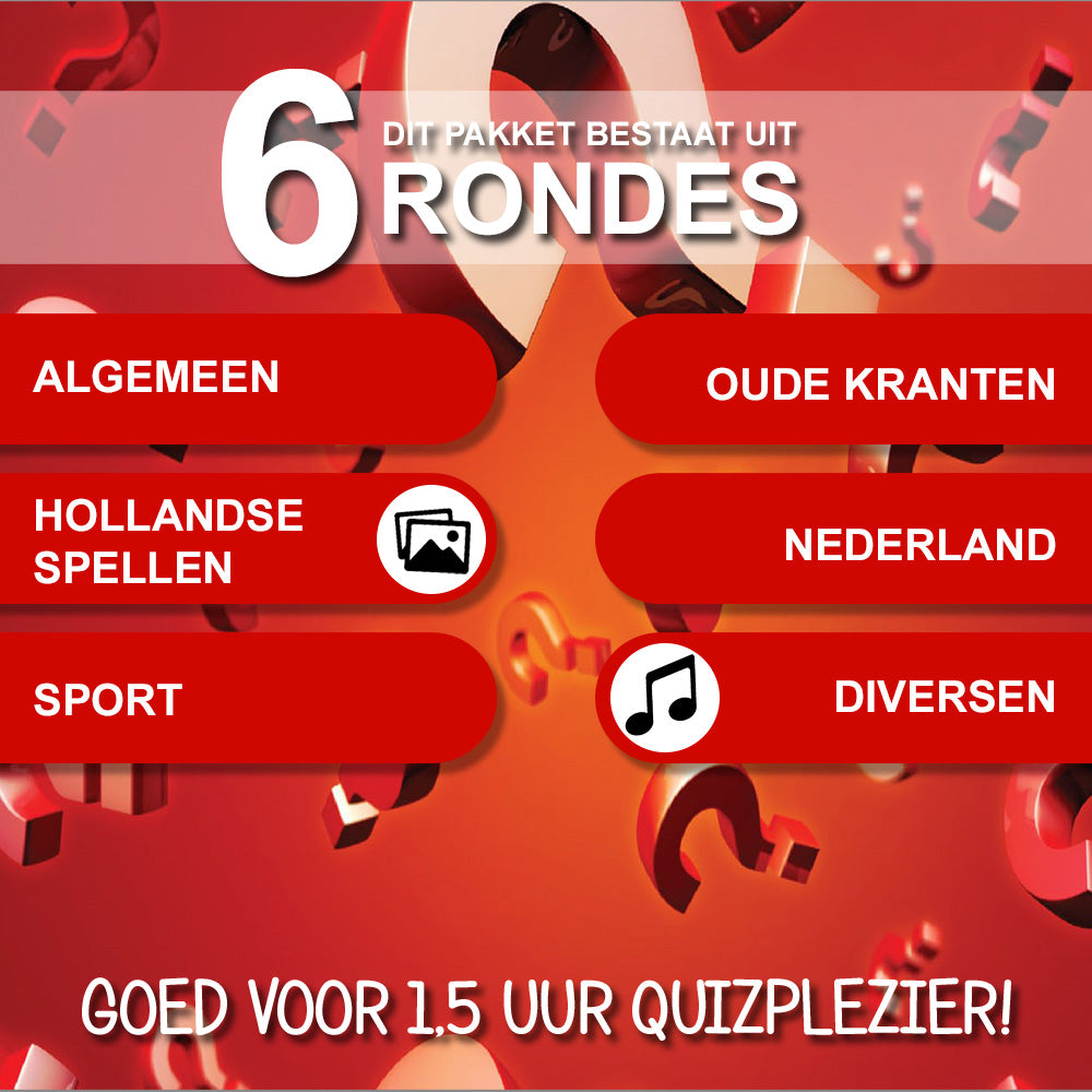 Pubquiz voor Senioren Nr. 3