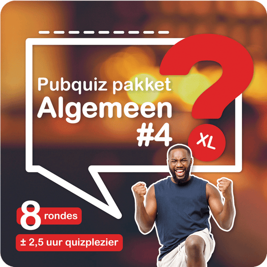 Pubquizpakket Algemeen Nr 4 XL