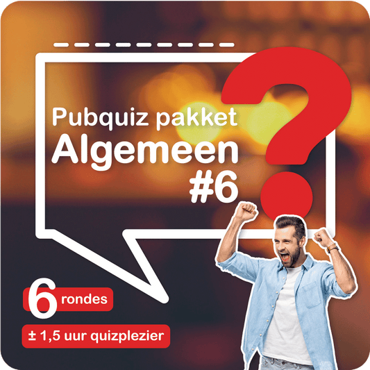 Pubquizpakket Algemeen Nr 6