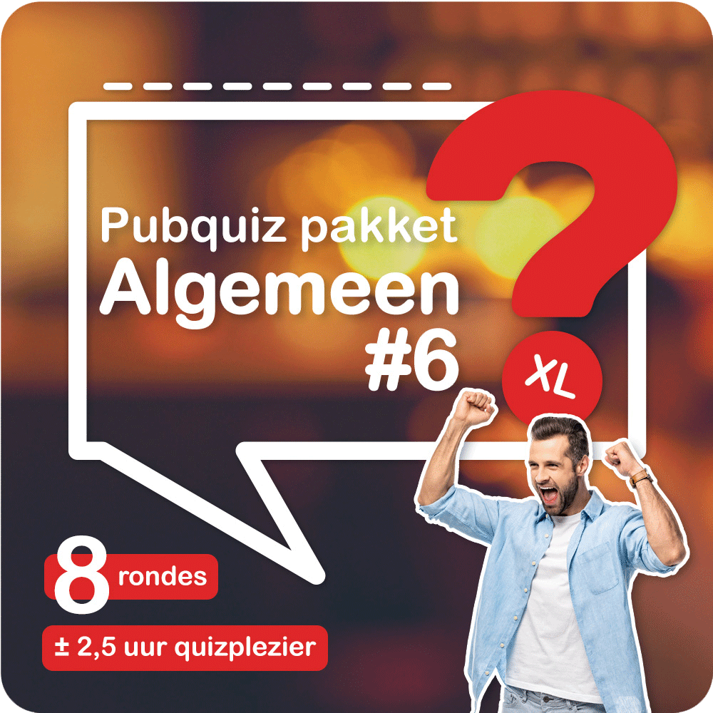 Pubquizpakket Algemeen Nr 6 XL