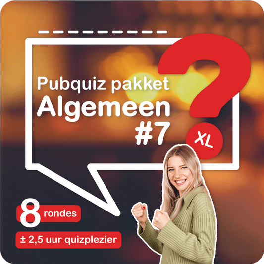 Pubquizpakket Algemeen Nr 7 XL