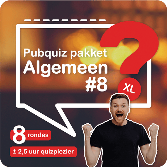 Pubquizpakket Algemeen Nr 8 XL