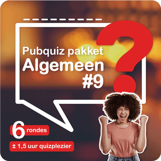 Pubquiz Algemeen Nr. 9 - Pubquizshop.nl