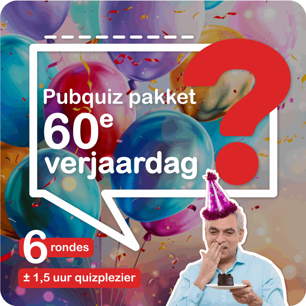 Pubquizpakket Party 60 jaar - 01