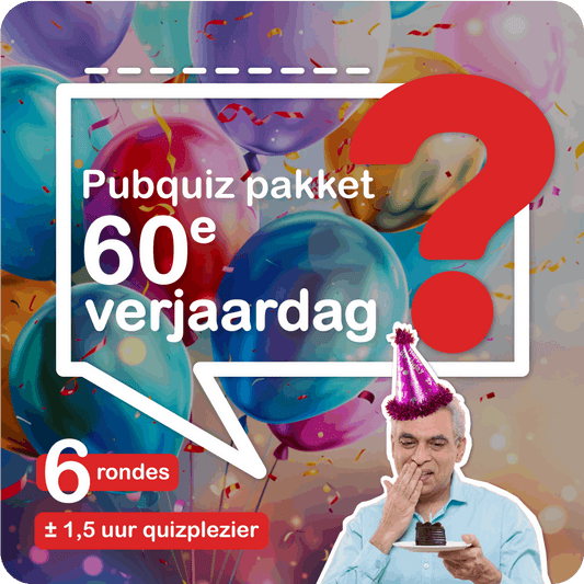 Pubquizpakket Party 60 jaar - 01