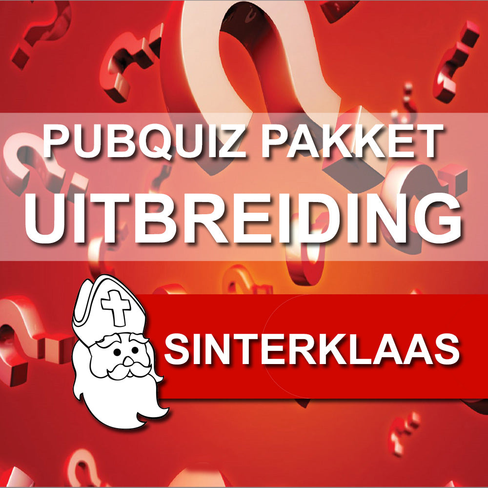 Pubquiz Uitbreiding Sinterklaas - Pubquizshop.nl
