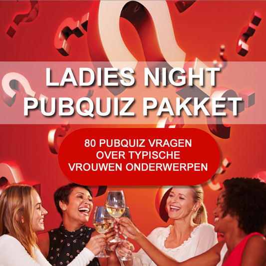 Ladies Night Pubquiz Pakket