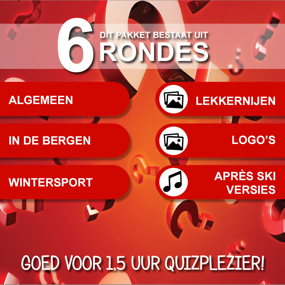 Après ski Pubquiz - Pubquizshop.nl