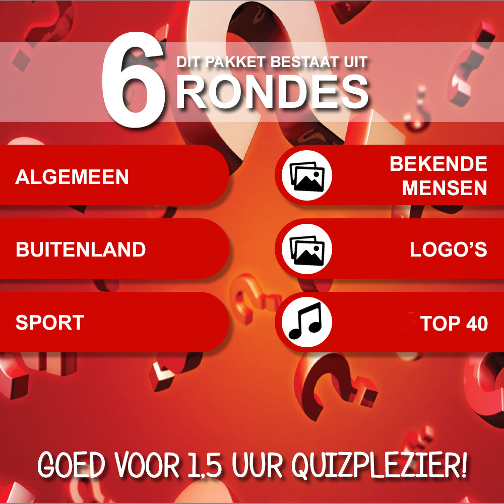 Pubquiz voor de jeugd (16 - 19 jaar) - Pubquizshop.nl