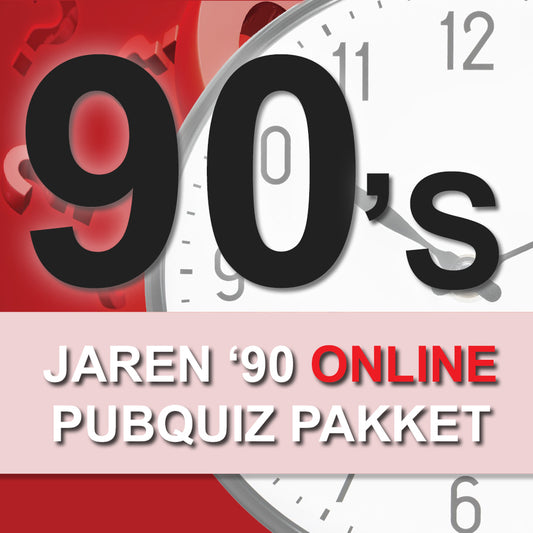 Pubquiz over de jaren '90 - Pubquizshop.nl