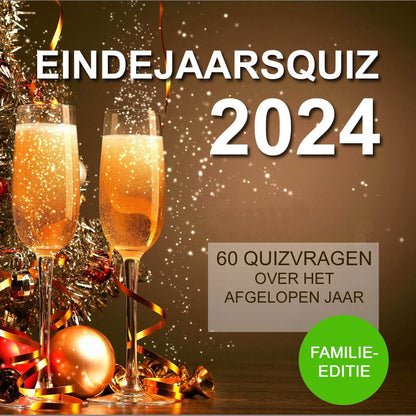 Eindejaarsquiz 2024 - Familie editie - Pubquizshop.nl