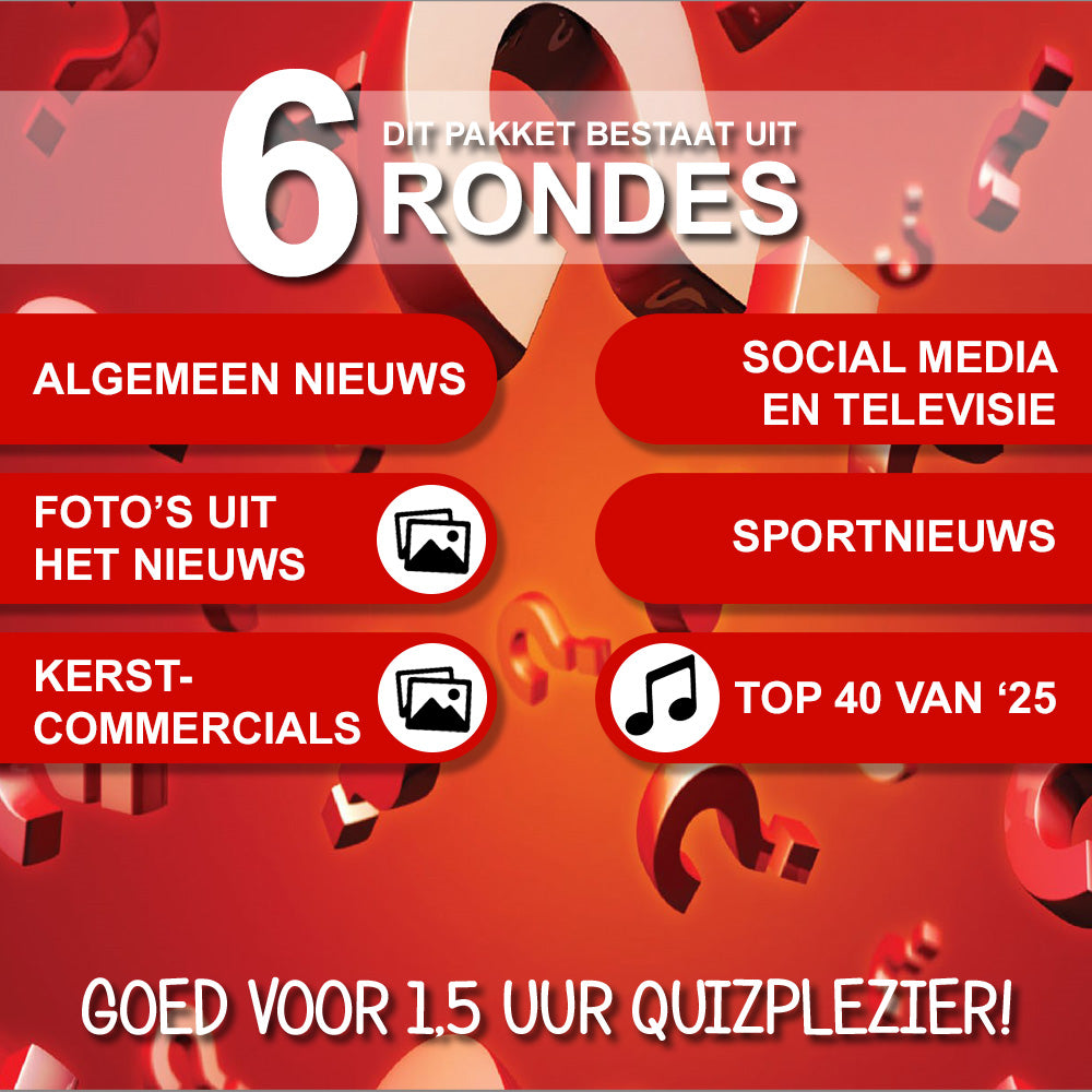 Eindejaarsquiz voor de jeugd 2025 rondes
