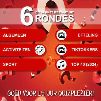 Groep 8 op Kamp pubquiz (2024 editie)