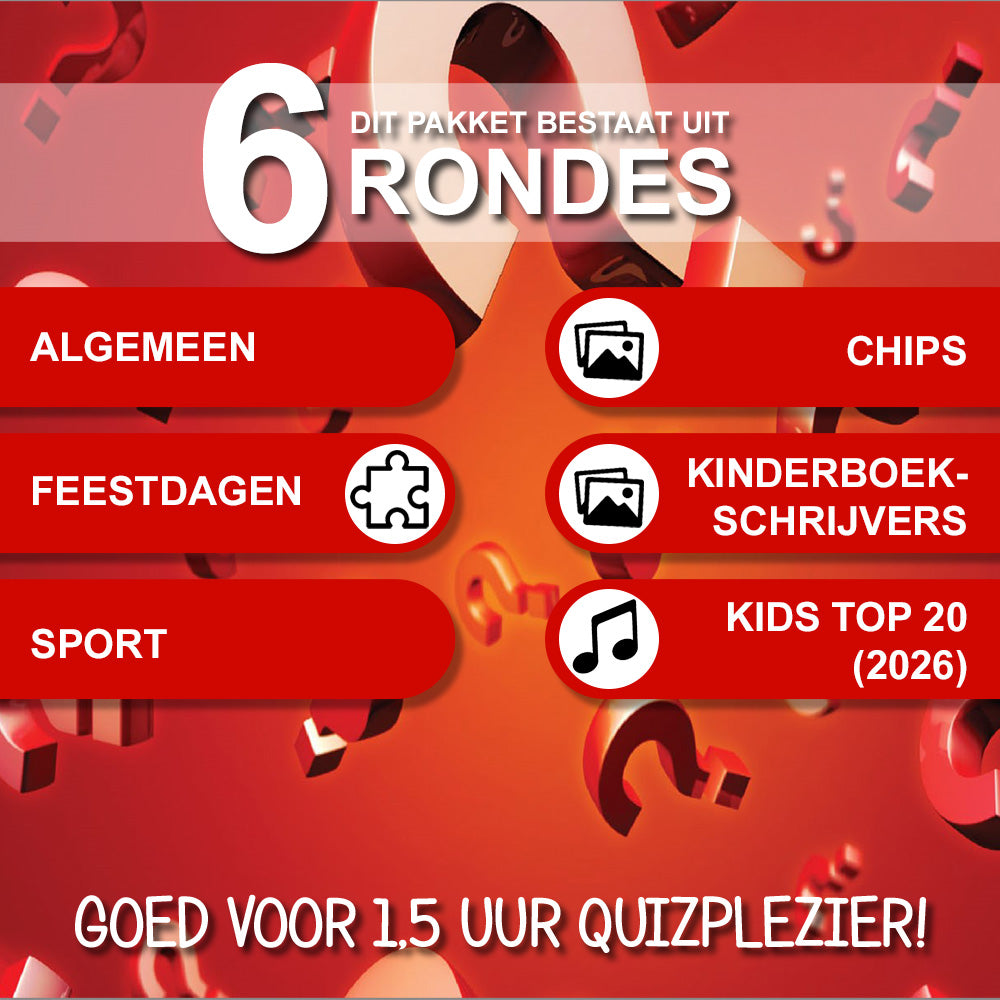 Groep 8 op Kamp pubquiz rondes