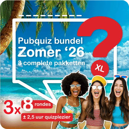 Pubquiz bundel XL Zomer 2026