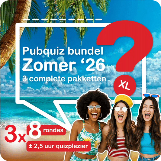 Pubquiz bundel XL Zomer 2026