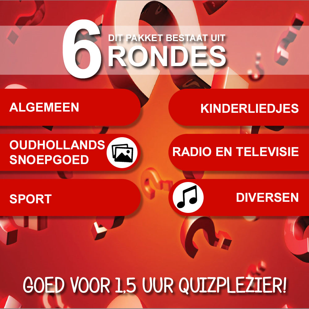Pubquiz voor Senioren #4