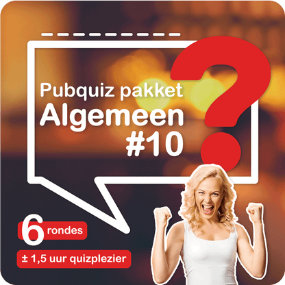 Pubquizpakket Algemeen Nr 10