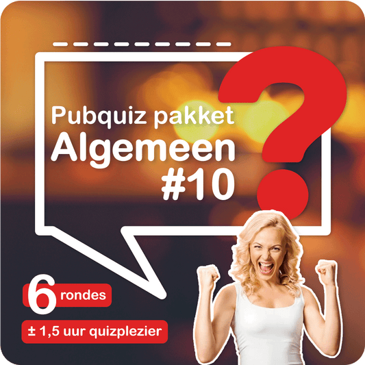 Pubquizpakket Algemeen Nr 10
