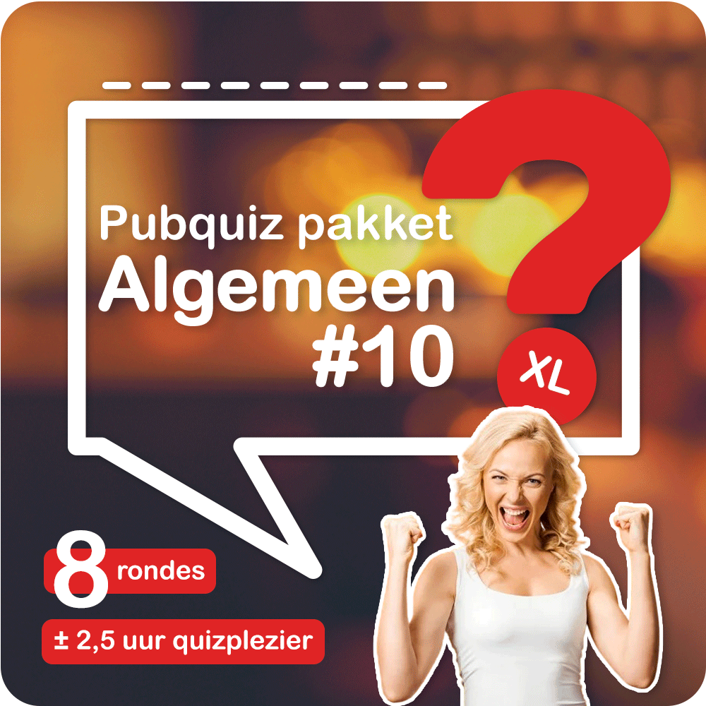 Pubquizpakket Algemeen Nr 10 XL