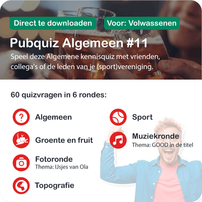 Pubquiz Algemeen Nr. 11