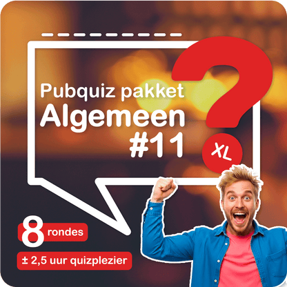 Pubquiz Algemeen Nr. 11 XL