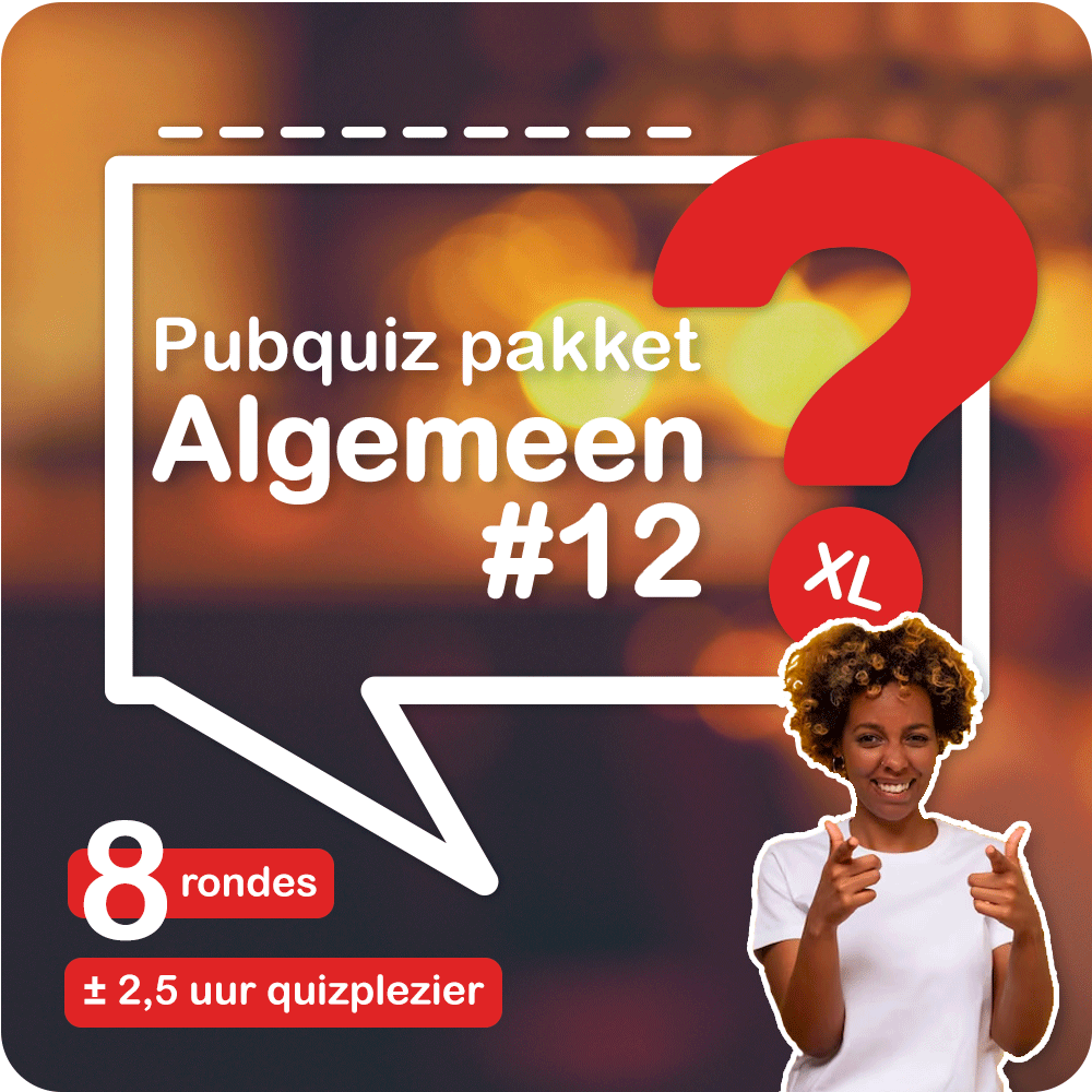 Pubquiz Algemeen Nr. 12 XL