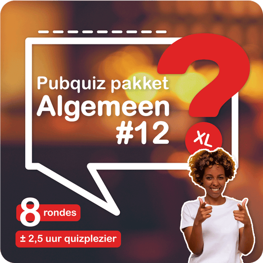Pubquiz Algemeen Nr. 12 XL