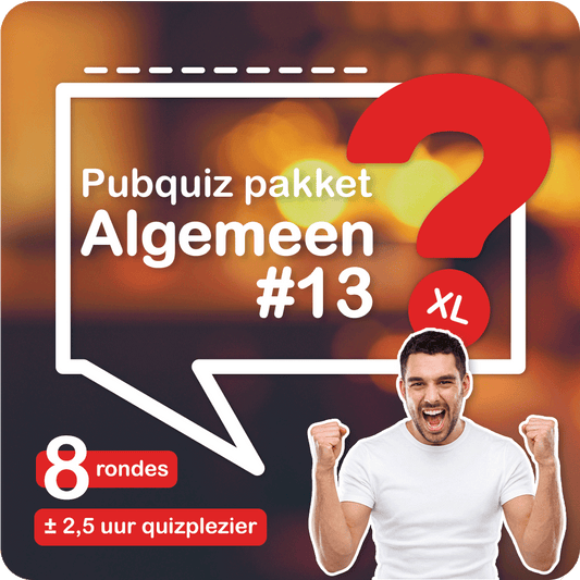 Pubquiz Algemeen Nr. 13 XL