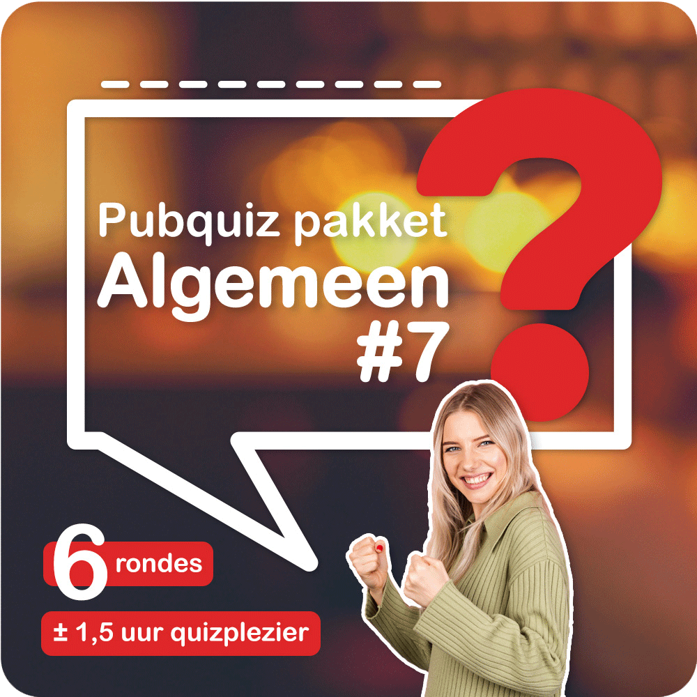 Pubquizpakket Algemeen Nr 7