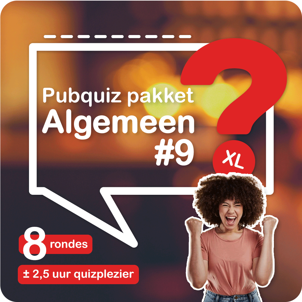 Pubquiz Algemeen Nr. 9 XL - Pubquizshop.nl