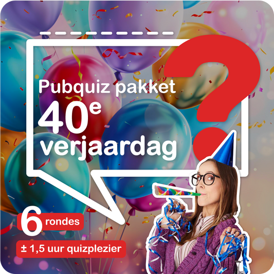 Party Pubquiz 40e verjaardag