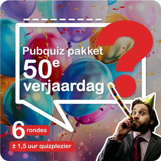 Party Pubquiz 50e verjaardag