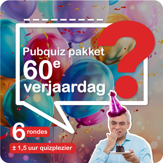 Party Pubquiz 60e verjaardag