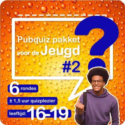 Pubquiz pakket voor de jeugd 1619 jaar Nr 2