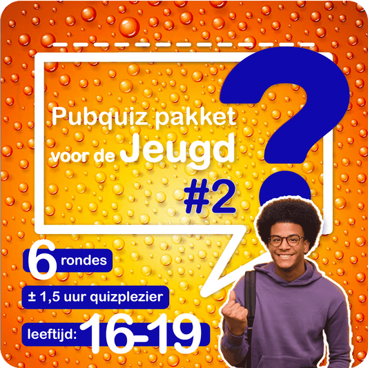 Pubquiz pakket voor de jeugd 1619 jaar Nr 2
