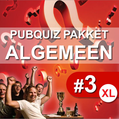 Pubquiz Algemeen Nr. 3 XL