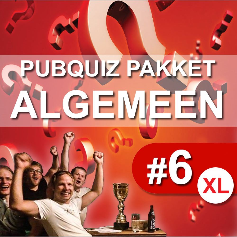 Pubquiz Algemeen Nr. 6 XL